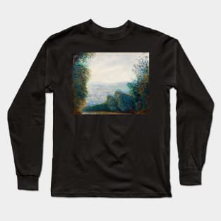 The Auvers Valley on the Oise River (after 1884) by Pierre-Auguste Renoir. Long Sleeve T-Shirt